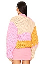 view 3 of 4 Athena Colossal Knit Jacket in Cotton Candy
