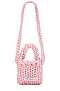 view 1 of 5 Colossal Knit Crossbody Bag in Pink