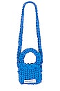 view 1 of 5 Colossal Knit Crossbody Bag in Blue