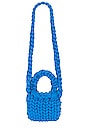 view 2 of 5 Colossal Knit Crossbody Bag in Blue