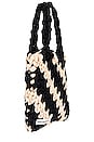 view 3 of 4 Diagonal Colossal Knit Tote Bag in Black