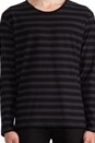 view 4 of 5 Troop Tee in Faded Black Stripe