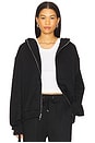 view 1 of 5 Plush Hoodie in Black
