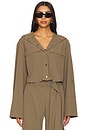 view 2 of 6 x Mona Kattan Ava Jacket in Safari