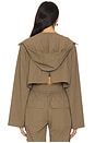 view 5 of 6 x Mona Kattan Ava Jacket in Safari