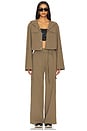 view 6 of 6 x Mona Kattan Ava Jacket in Safari