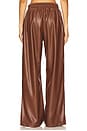 view 4 of 6 Cara Leather Pant in Mocha