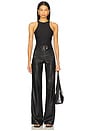 view 5 of 6 Aimee Leather Pant in Black