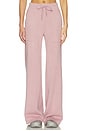 view 1 of 6 PANTALON LARGE PLUSH in Vintage Rose