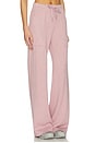 view 2 of 6 PANTALON LARGE PLUSH in Vintage Rose