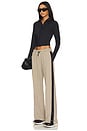 view 6 of 7 x Mona Kattan Alba Pant in Khaki