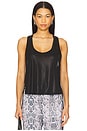 view 1 of 4 Flare Tank Top in Onyx
