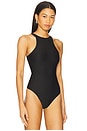 view 3 of 5 High Neck Bodysuit in Black
