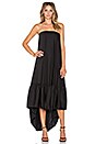 view 1 of 3 Strapless Hi Lo Gown in Black