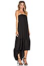 view 2 of 3 Strapless Hi Lo Gown in Black