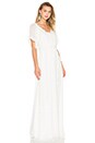 view 1 of 3 Flutter Sleeve Maxi Dress in White