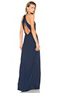 view 1 of 5 Embellished Maxi Dress in Navy Blue