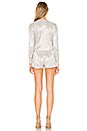 view 3 of 3 MONO CORTO ATADO DELANTE DE MANGA CORTA in Silver