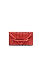 view 1 of 5 Basket weave Clutch in Blush