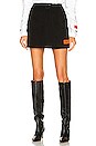 view 1 of 5 Terry Mini Skirt in Black