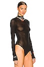 view 3 of 6 CTNMB Bodysuit in Black & White