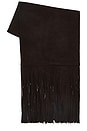 view 1 of 2 ÉCHARPE EN LAINE DANIELLA in Brown