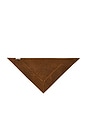view 3 of 3 Suede Bandana in Cognac