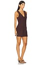 view 2 of 3 Gemma Dress in Mahogany