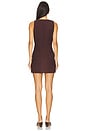 view 3 of 3 Gemma Dress in Mahogany