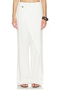 view 1 of 6 Alina Midt Waist Pants in White