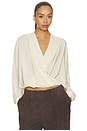 view 1 of 5 Sisi Silk Hooded Blouse in Off White