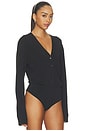 view 4 of 5 Anderson Knit Bodystocking in Dark Grey