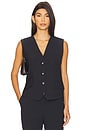 view 1 of 5 Atlas Vest in Navy Melange