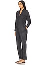 view 1 of 3 The Everyday Nursing Denim Jumpsuit in Washed Black