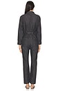 view 3 of 3 The Everyday Nursing Denim Jumpsuit in Washed Black