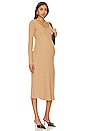 view 1 of 4 The Dasha Rib Knit Dress in Camel