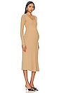 view 3 of 4 The Dasha Rib Knit Dress in Camel