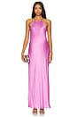 view 2 of 3 The Talia Dress in Mauve Orchid