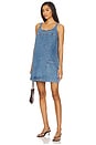 view 1 of 3 The Kiley Denim Mini Dress in Vintage Dream Blue
