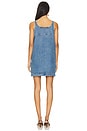 view 3 of 3 The Kiley Denim Mini Dress in Vintage Dream Blue
