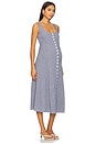 view 3 of 4 The Felicity Dress in Navy & White