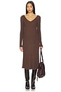 view 2 of 4 The Dasha Dress in Chocolate