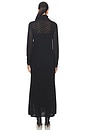 view 4 of 4 The Luella Knit Pointelle Dress in Black