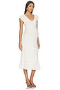 view 3 of 4 The Celia Dress in White