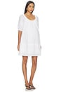 view 1 of 3 The Lottie Secret Nursing Mini Dress in White
