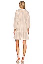 view 3 of 3 VESTIDO PREMAMÁ THE AURORA in Tan & Ivory Gingham