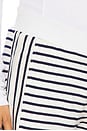 view 6 of 6 The Rachel Striped Short in Navy Stripe