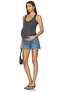 view 5 of 6 SHORT DE MATERNIDAD THE CUTOFF in True Indigo