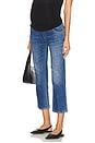 view 1 of 7 OVER THE BUMP STRAIGHT MATERNITY 진 in Indigo