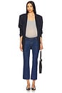 view 5 of 6 The Straight Leg Maternity Jean in True Blue